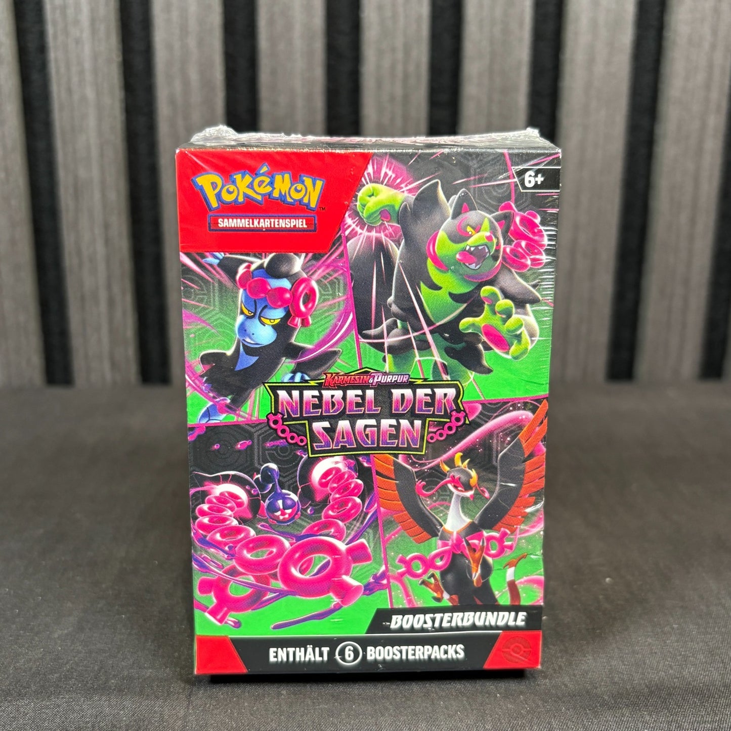 Pokemon Nebel der Sagen Booster Pack Deutsch Vorderseite Detail