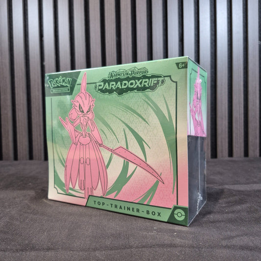 Pokémon Paradox Rift ETB Iron Valiant Eisenkrieger German versiegelte Vorderansicht