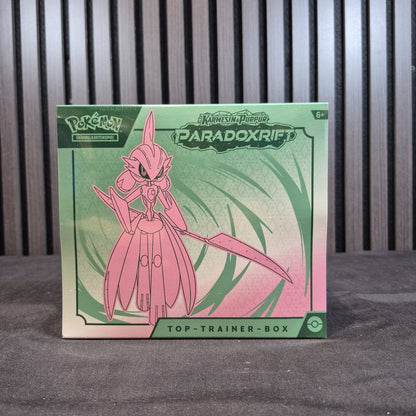 Pokémon Paradox Rift ETB Iron Valiant Eisenkrieger German originalversiegelt Frontansicht
