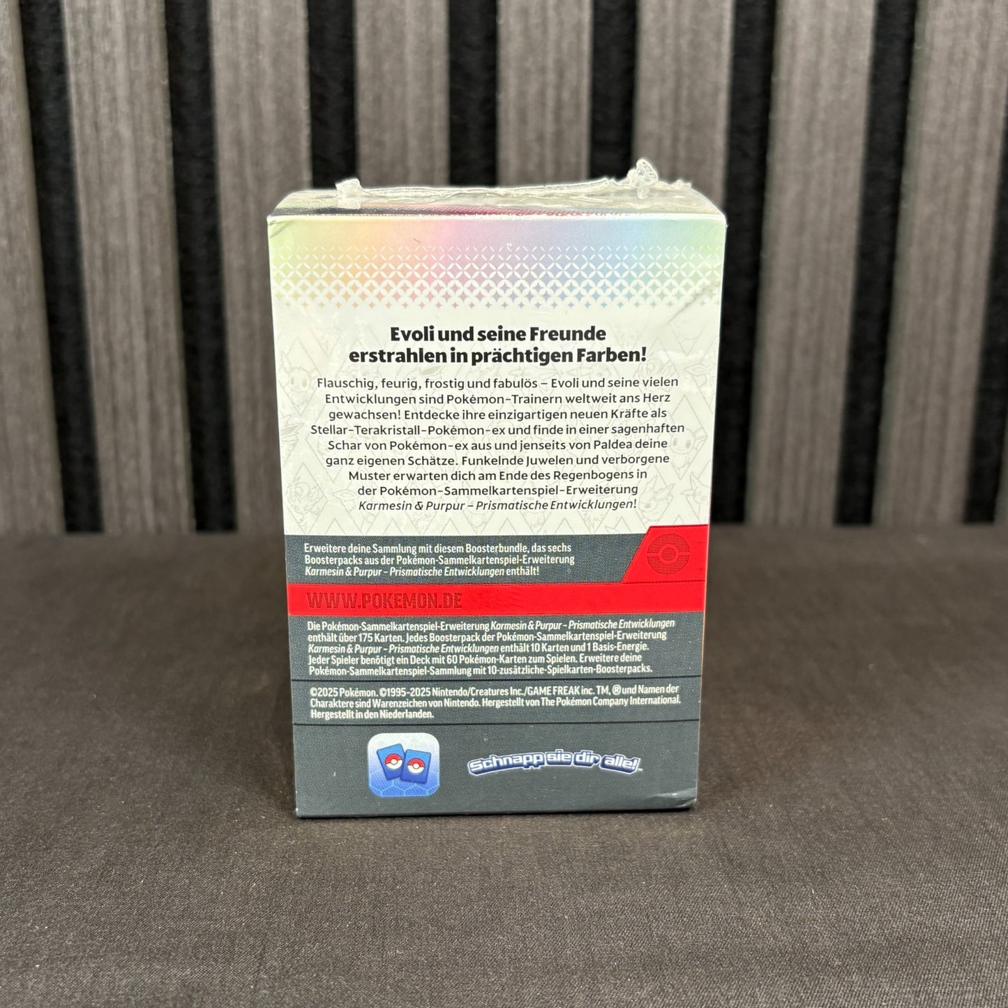 Pokémon Prismatische Entwicklungen Booster Bundle Originalsiegel