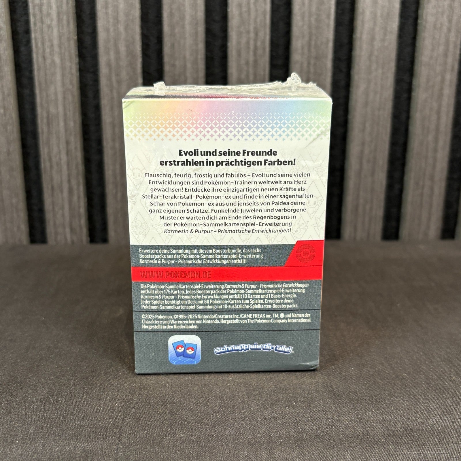 Pokémon Prismatische Entwicklungen Booster Bundle Originalsiegel