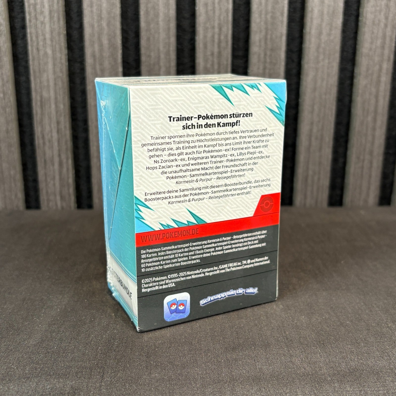 Pokemon Reisegefährten Booster Bundle Deutsch neu ovp versiegelt Rückseite