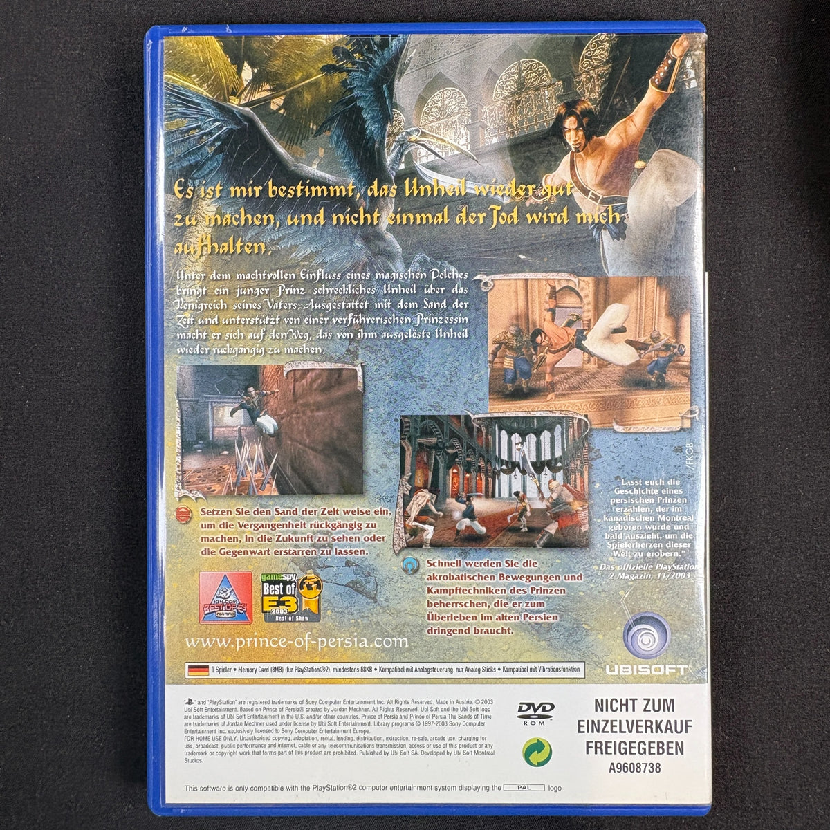 Prince of Persia: The Sands of Time hinten