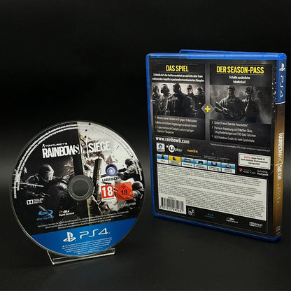 Rainbow Six Siege PS4 – Rückseite mit Spielbeschreibung und Screenshots
