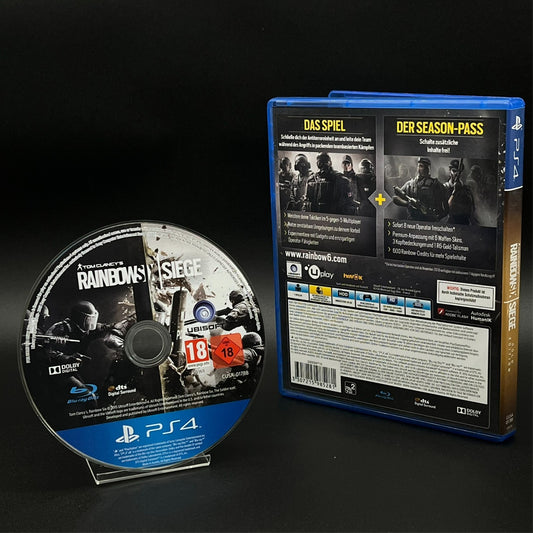 Rainbow Six Siege PS4 – Rückseite mit Spielbeschreibung und Screenshots
