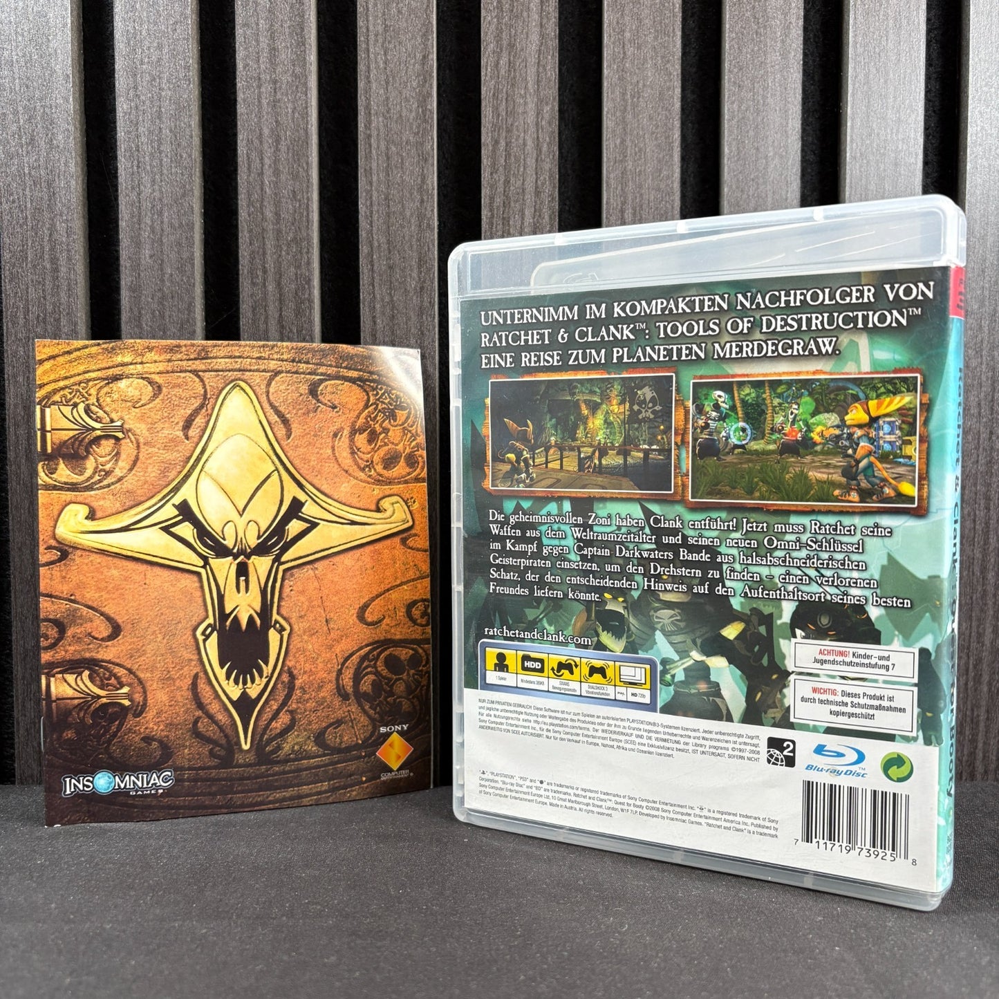 Ratchet & Clank Quest for Booty PS3 Rückseite