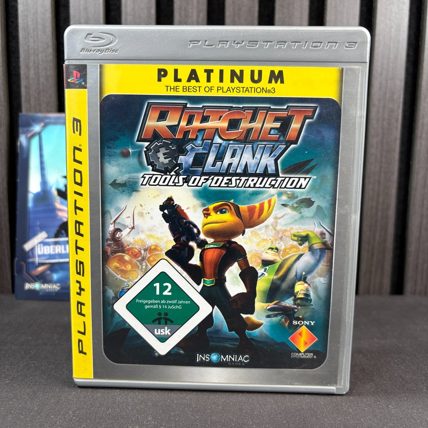 Detailansicht von Ratchet & Clank Tools of Destruction PS3 Cover und Hülle