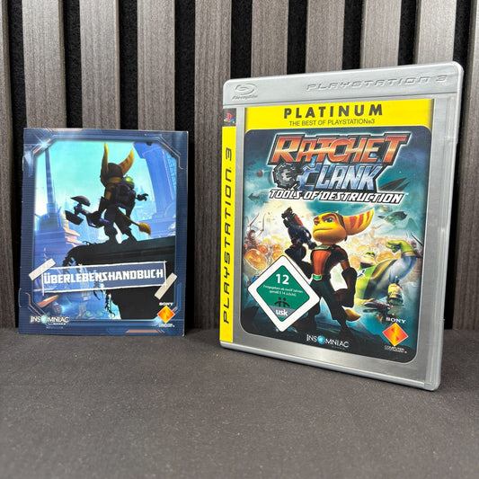 Ratchet & Clank Tools of Destruction PS3 PAL CIB Vorderseite mit Originalhülle