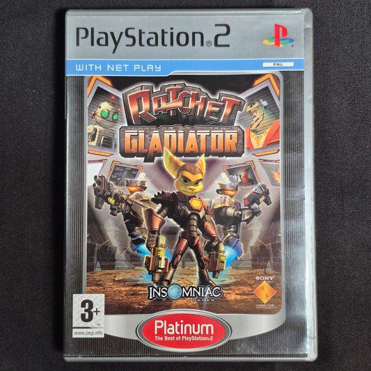 Ratchet Gladiator - Platinum – PlayStation 2 – Deutsch / Mehrsprachig – Zustand Gut – Vorderseite – NEVO Store