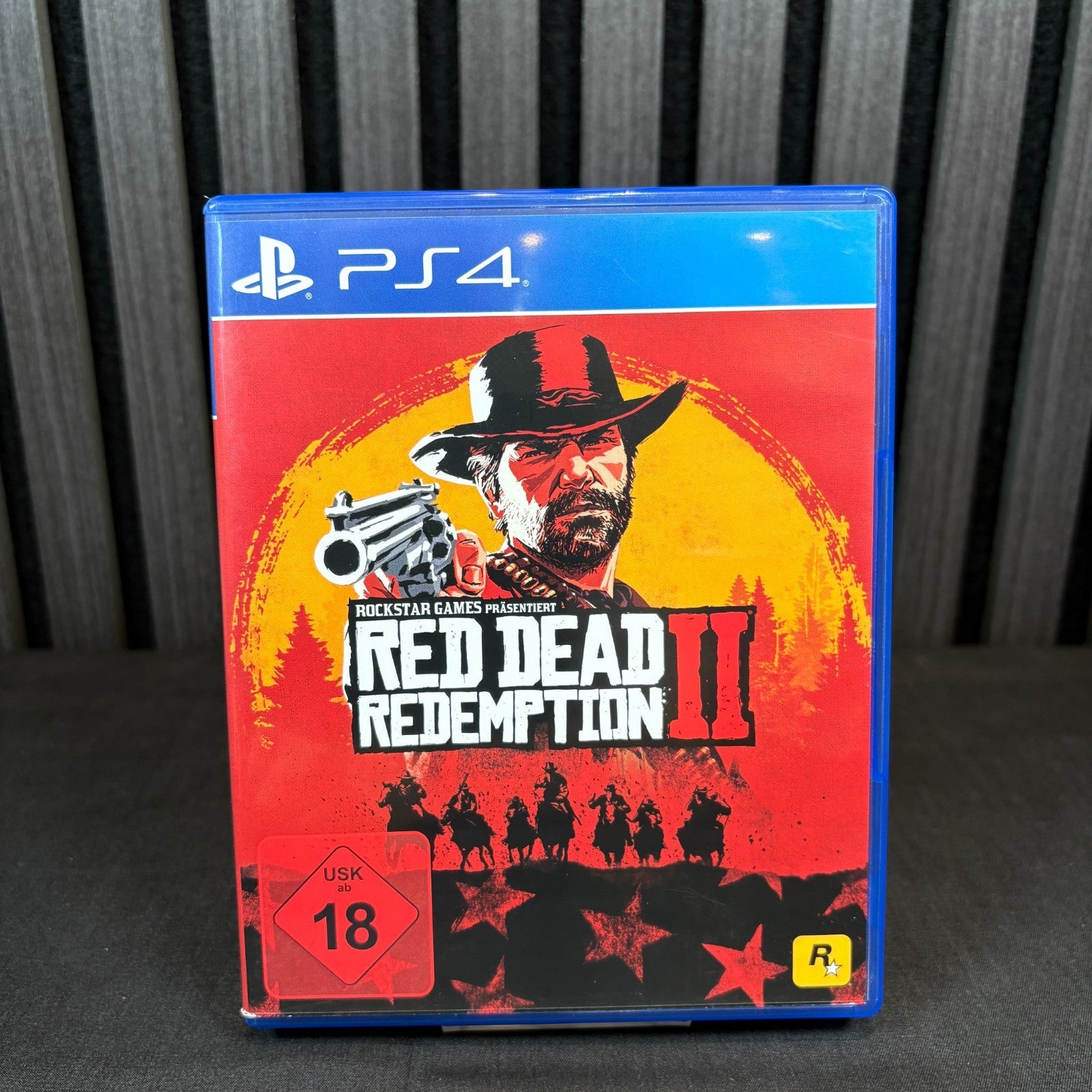 Red Dead Redemption 2 PS4 PAL Cover Vorderseite Detailansicht sehr gut