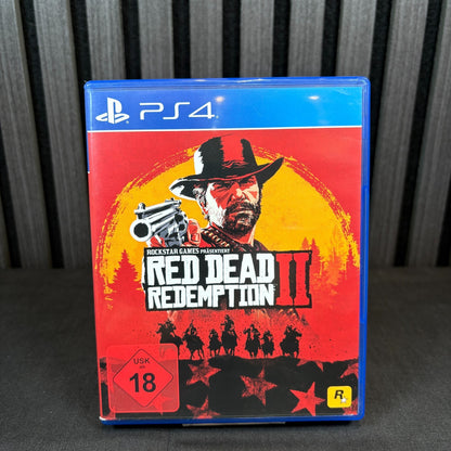 Red Dead Redemption 2 PS4 PAL Cover Vorderseite Detailansicht sehr gut