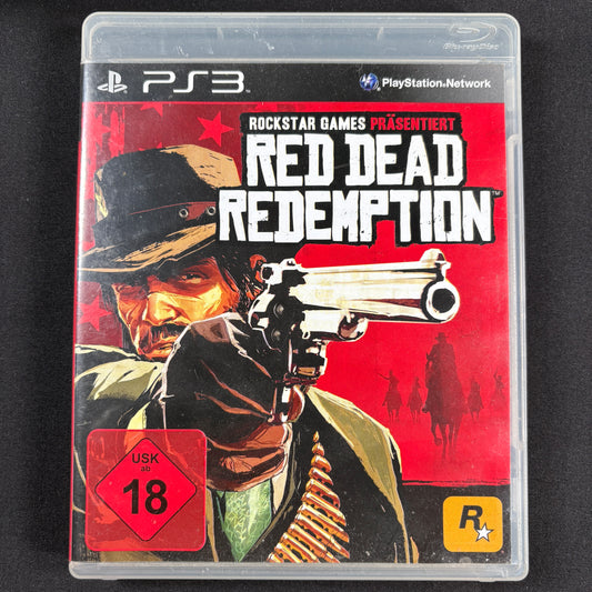 Red Dead Redemption PS3 PAL deutsche Ausgabe Vorderseite in gutem Zustand
