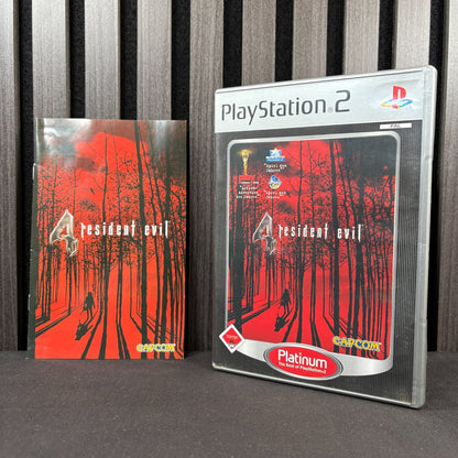 Resident Evil 4 PS2 Platinum Hülle Vorderseite