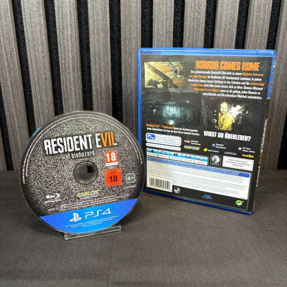 Resident Evil 7 Biohazard PS4 PAL sehr gut gebraucht Rückseite Hülle