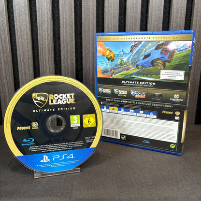 Rocket League Ultimate Edition PS4 PAL Spiel Rückseite mit Beschreibung