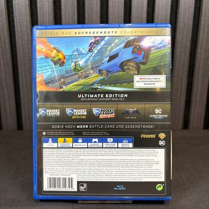 Rocket League Ultimate Edition PS4 PAL Cover Rückseite Detailansicht sehr gut