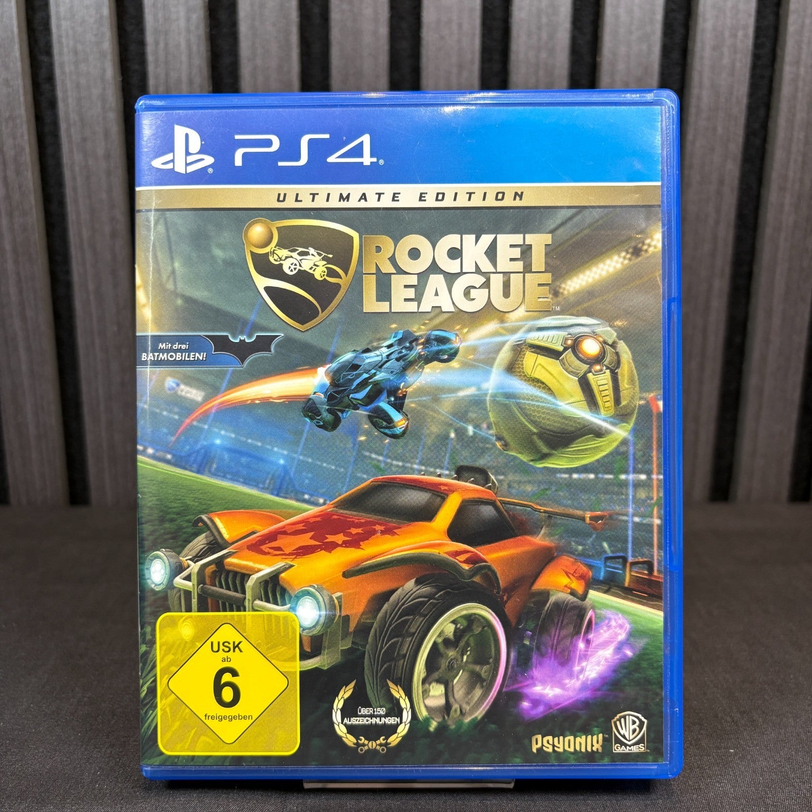 Rocket League Ultimate Edition PS4 PAL Cover Vorderseite Detailansicht sehr gut
