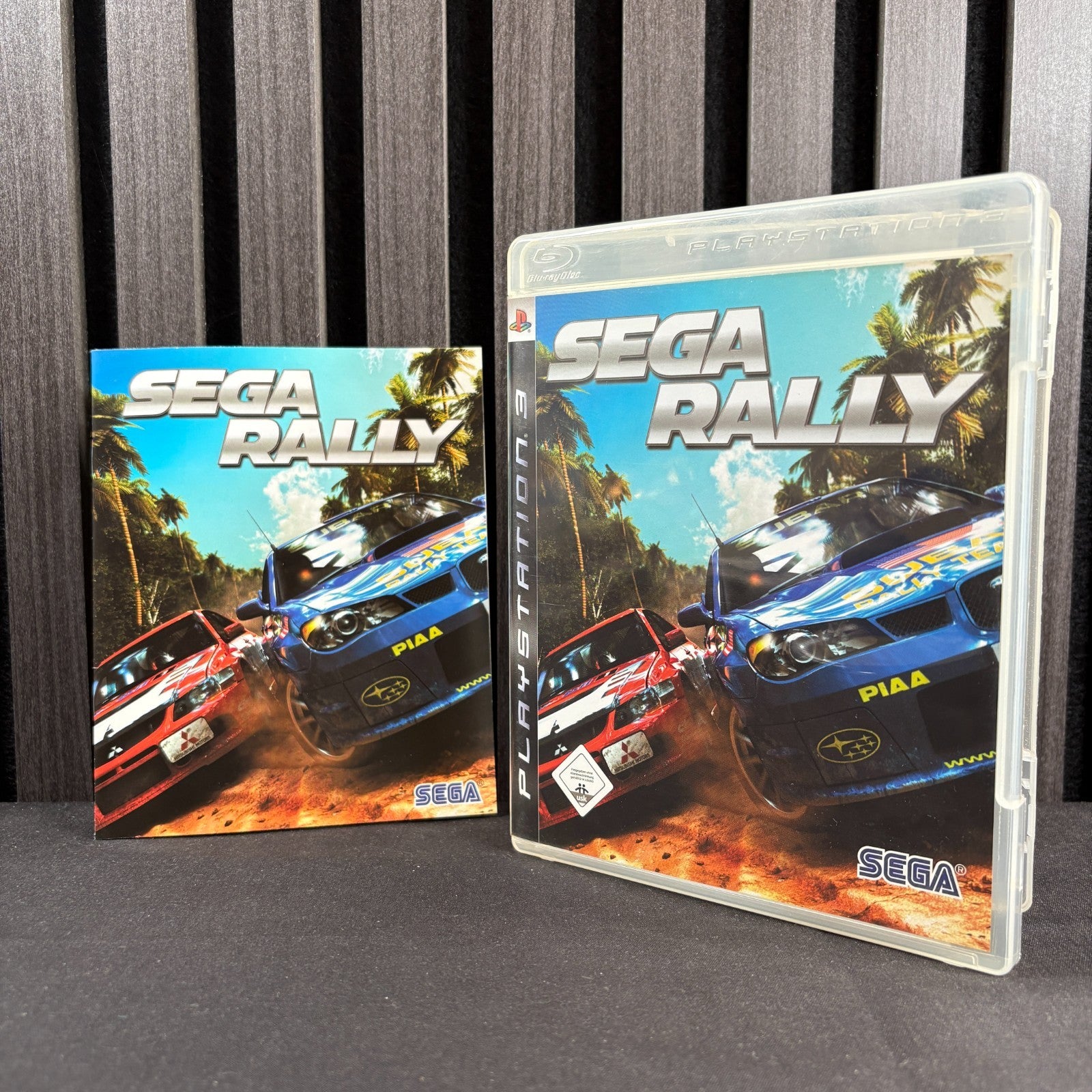 SEGA Rally PS3 Originalhülle mit Anleitung Vorderseite