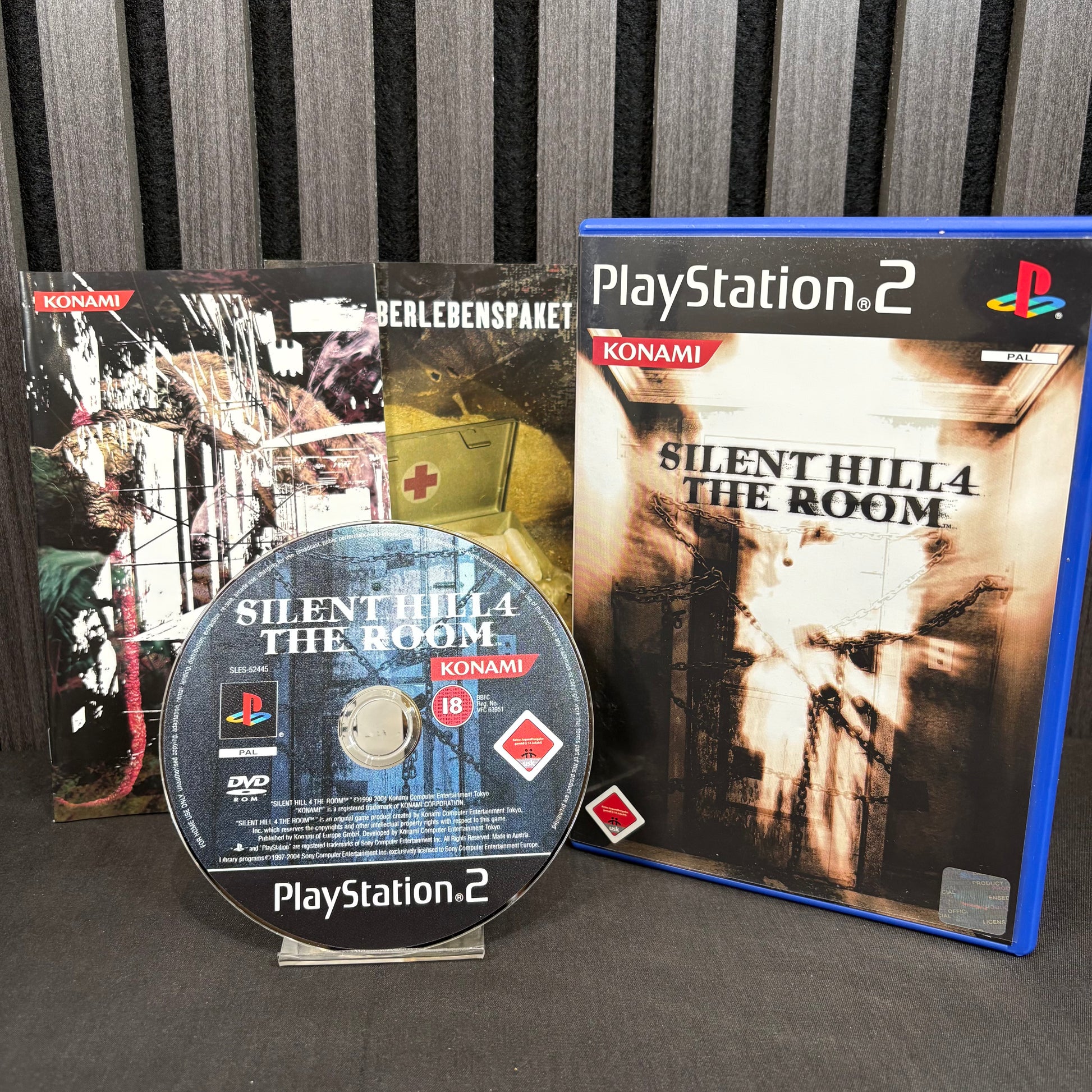 Silent Hill 4 The Room PS2 CIB komplett Vorderansicht PAL