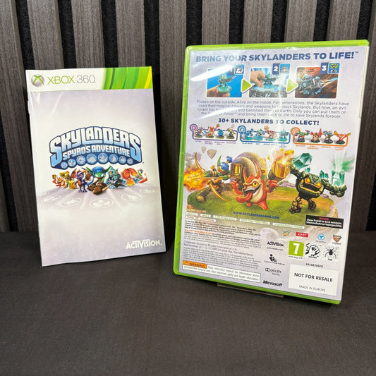 Rückseite der Xbox 360 Hülle mit Spielbeschreibung und Screenshots