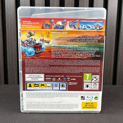 Skylanders SuperChargers PS4 Cover Detailansicht Rückseite