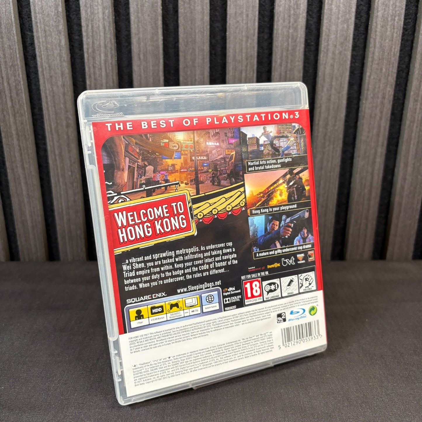 Sleeping Dogs PS3 Rückseite