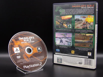 Smugglers Run 2 PS2 PAL Spiel Rückseite mit Beschreibung