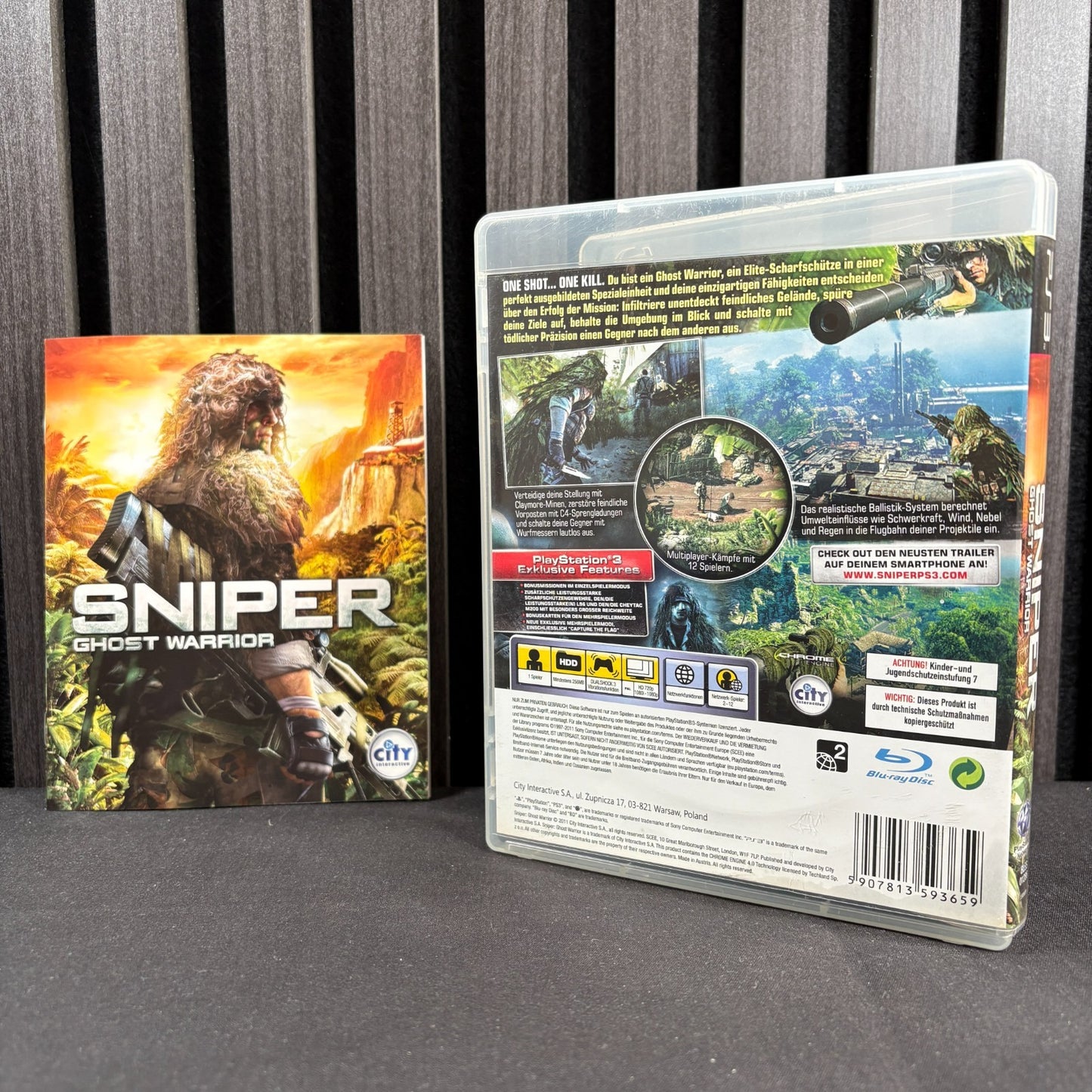 Sniper Ghost Warrior PS3 Rückseite