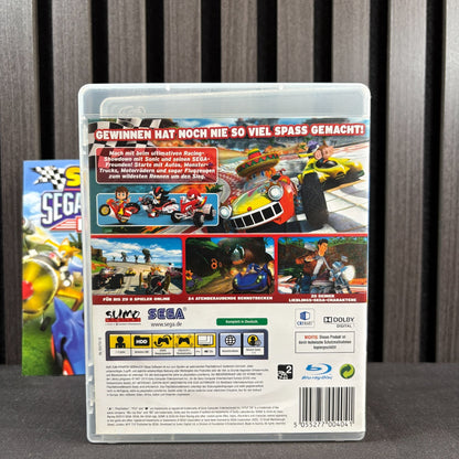 Sonic & Sega All-Stars Racing PS3 Cover Rückseite