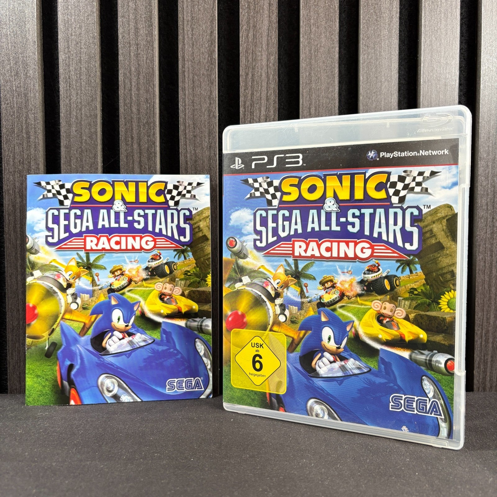Sonic & Sega All-Stars Racing PS3 Vorderseite