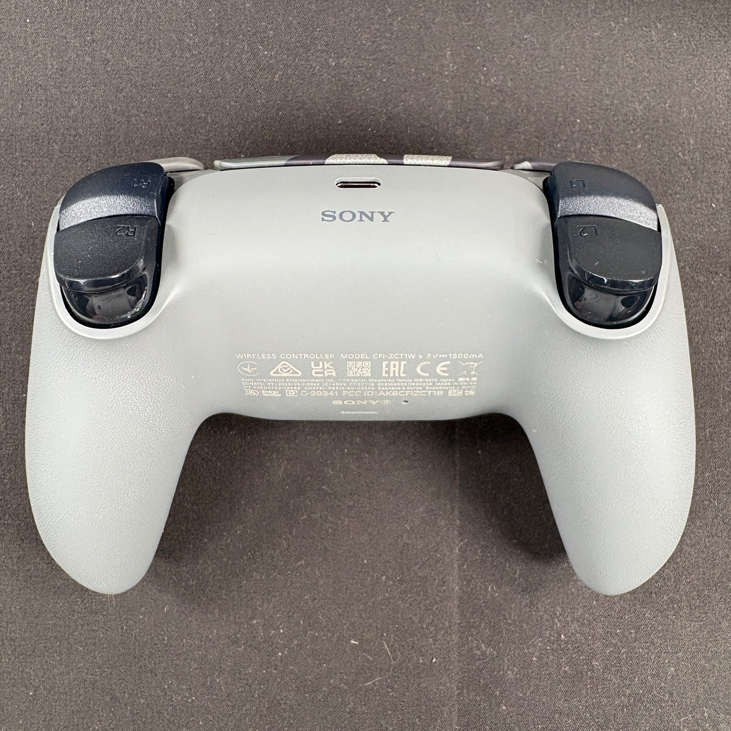Sony DualSense Wireless Controller Grey Camouflage für PS5 – Rückseite