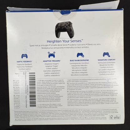 Sony DualSense Grey Camouflage PS5 Controller Originalverpackung – OVP Rückseite