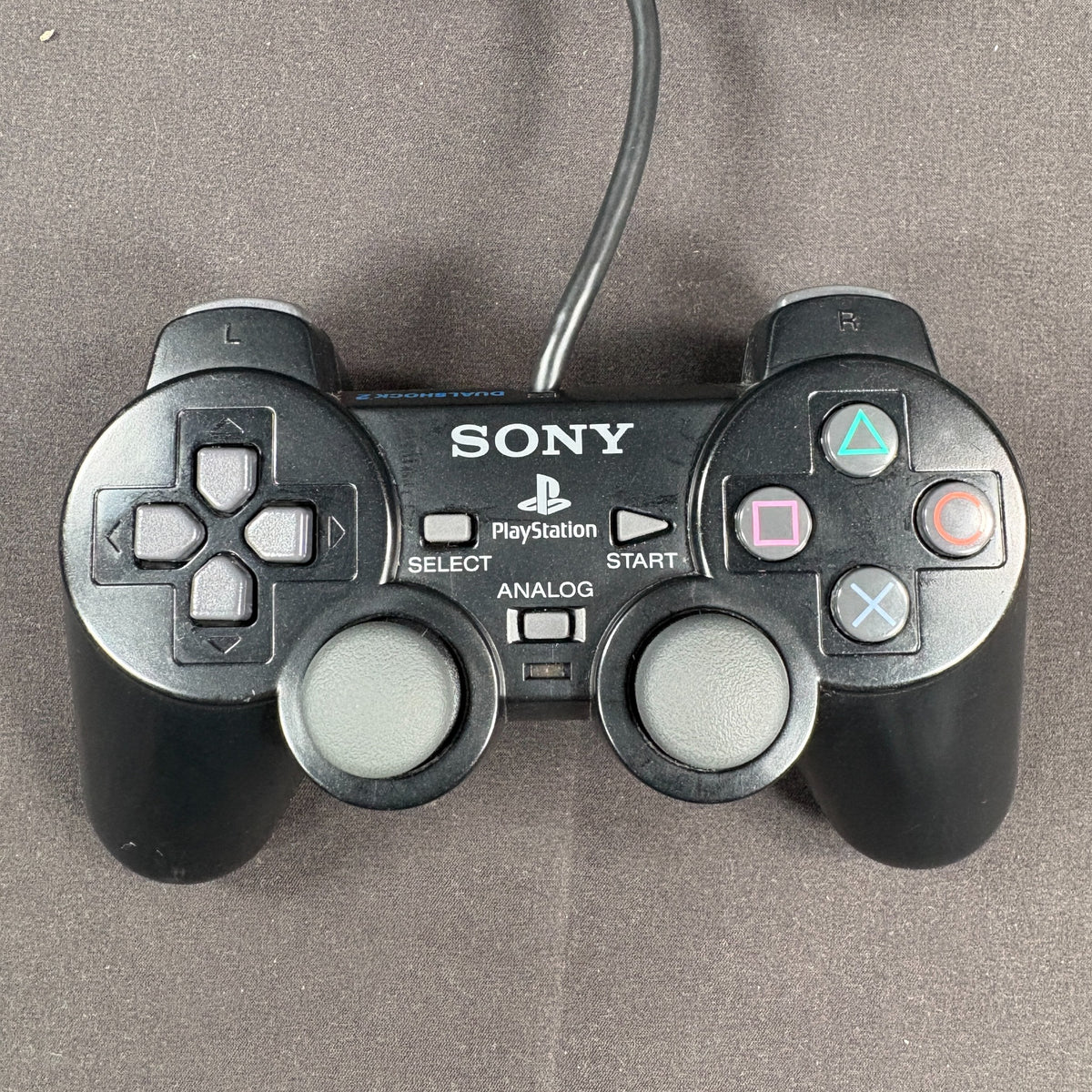 Original Sony DualShock 2 Controller – Schwarz für PS2 – Produktfoto 1