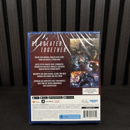 Spider-Man 2 PS5 Cover Rückseite