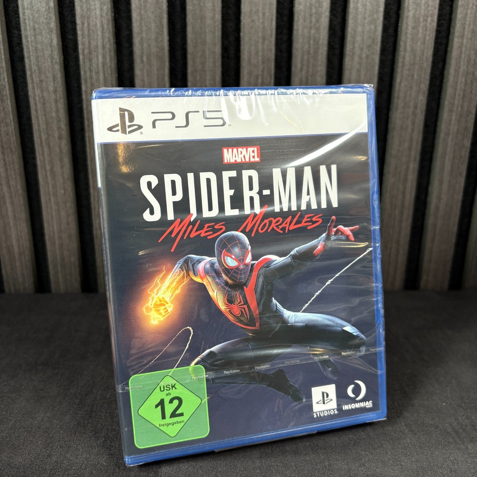 Marvel's Spider-Man Miles Morales PS5 Cover Vorderseite PAL Neu versiegelt