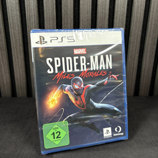 Marvel's Spider-Man Miles Morales PS5 Cover Vorderseite PAL Neu versiegelt