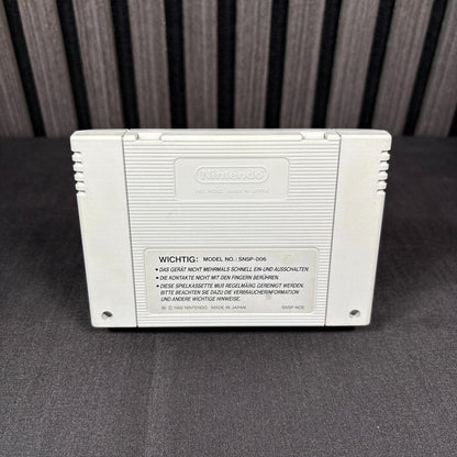 Street Fighter II SNES Modul Rückseite Detailaufnahme sehr guter Zustand