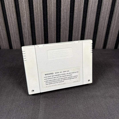 Street Fighter II SNES Modul Rückseite PAL sehr guter Zustand