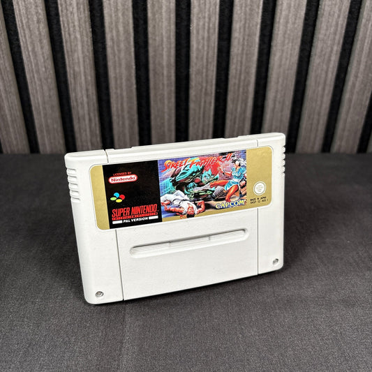 Street Fighter II SNES Modul Vorderseite PAL sehr guter Zustand