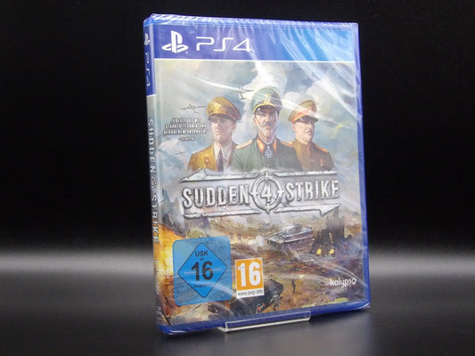 Sudden Strike 4 für PS4 – Vorderseite der versiegelten Originalverpackung
