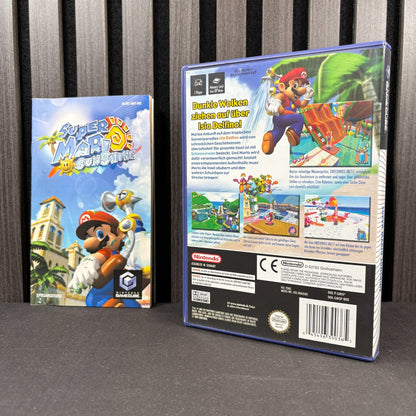 Super Mario Sunshine Nintendo GameCube Cover Rückseite