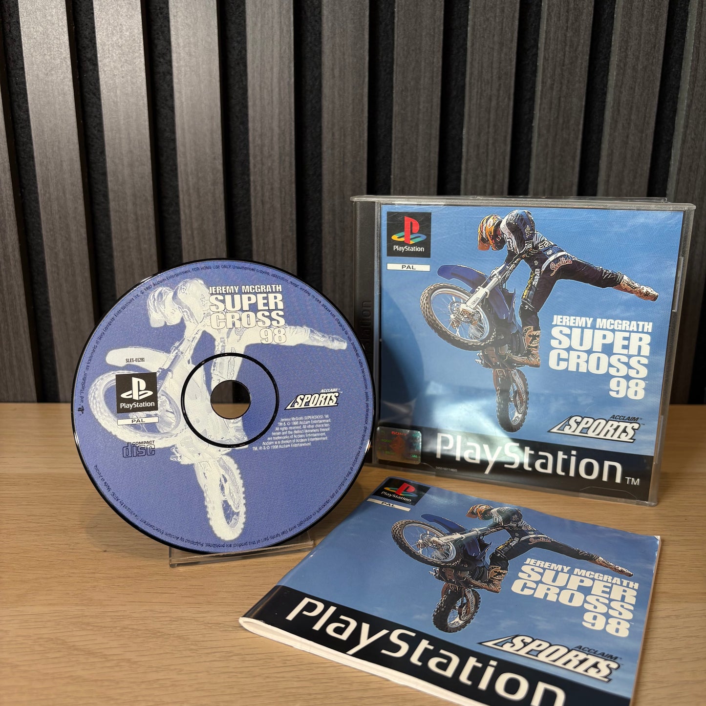 Jeremy McGrath Supercross 98 | PS1 | Spiel gebraucht in OVP | CiB | geprüft