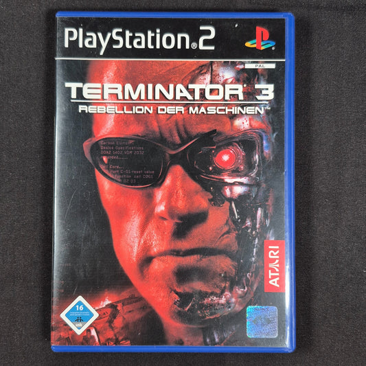 Terminator 3 Rückkehr der Maschinen – Sony PlayStation 2 – Deutsch – Zustand Gut – Vorderseite – NEVO Store
