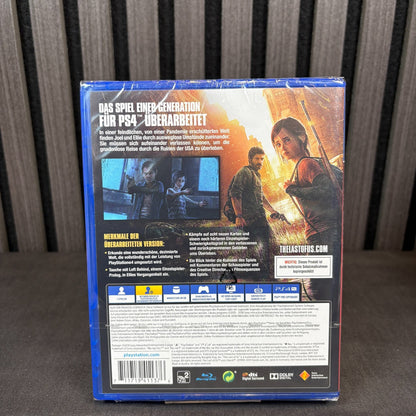 Backcover von The Last of Us Remastered PS4 mit Spielinfos