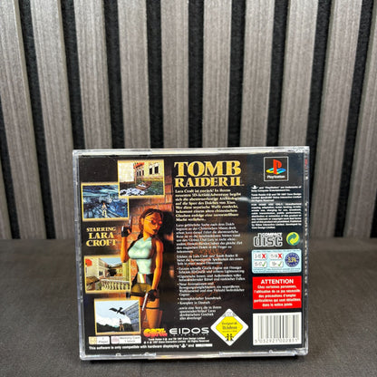 Tomb Raider 2 PS1 Cover Rückseite