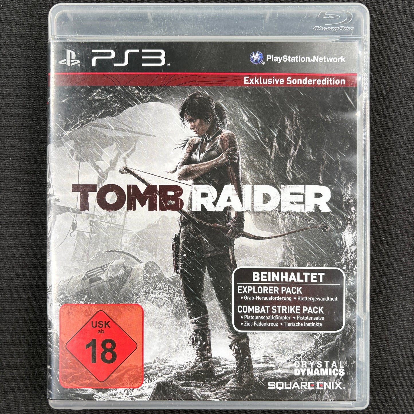 Tomb Raider Exklusive Sonderedition für PlayStation 3 PAL – Vorderseite