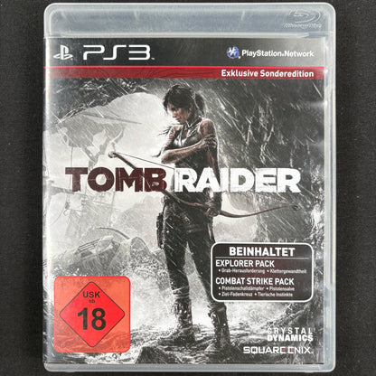 Tomb Raider Exklusive Sonderedition für PlayStation 3 PAL – Vorderseite