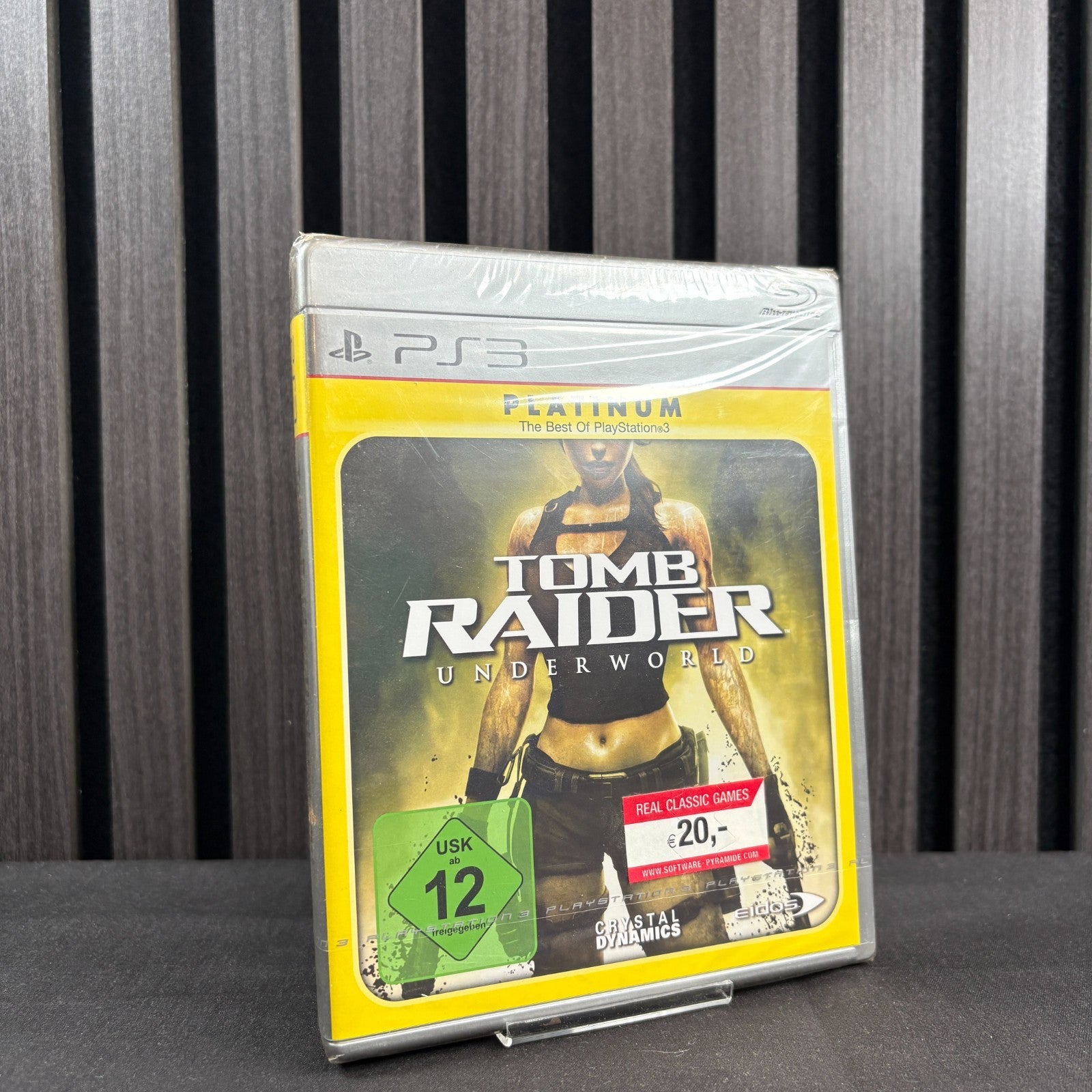 Tomb Raider Underworld Platinum PS3 versiegelte Originalhülle Vorderseite