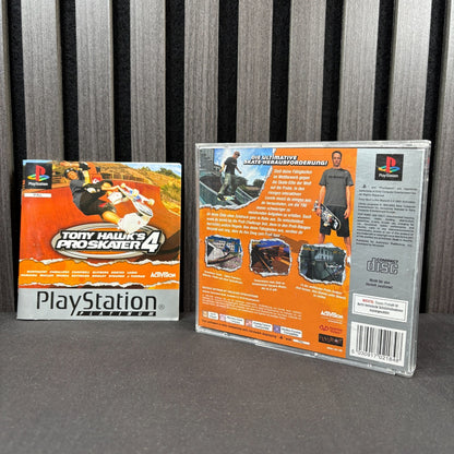Tony Hawk's Pro Skater 4 PS1 Platinum Hülle Rückseite