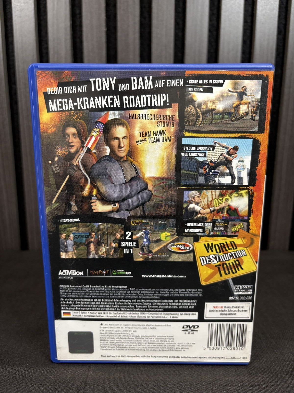 Tony Hawks Underground 2 PS2 Anleitung komplett